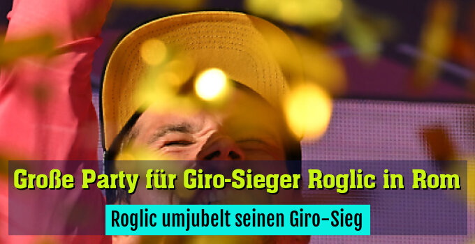 Roglic umjubelt seinen Giro-Sieg