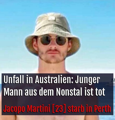 Jacopo Martini [23] starb in Perth