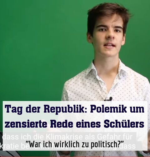 "War ich wirklich zu politisch?"