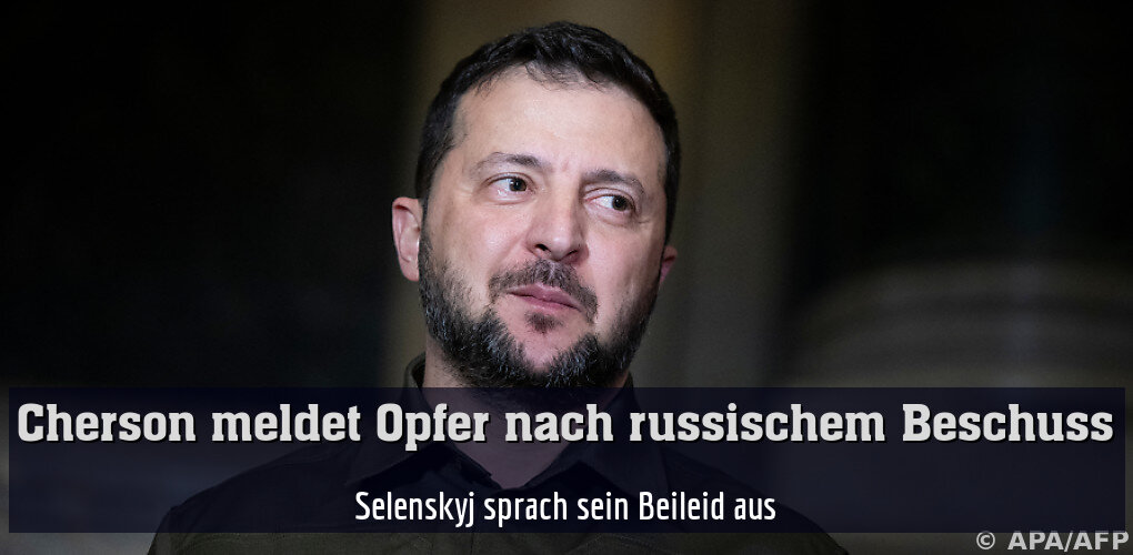 Selenskyj sprach sein Beileid aus