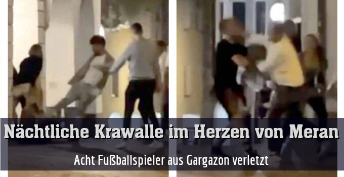 Acht Fußballspieler aus Gargazon verletzt