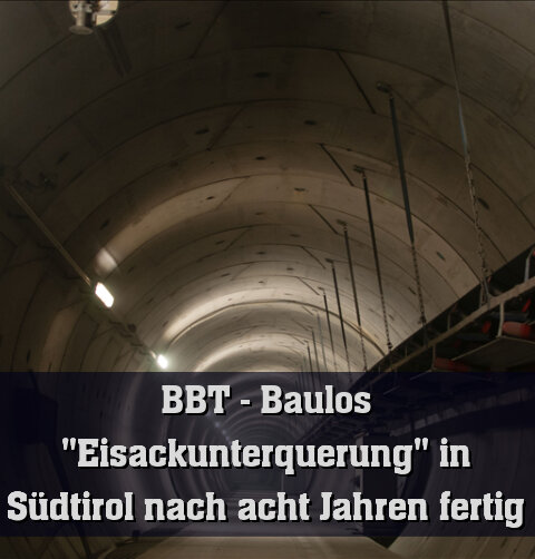 Über sechs Kilometer Tunnelröhren