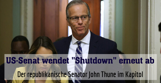 Der republikanische Senator John Thune im Kapitol