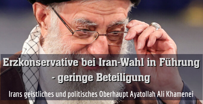 Irans geistliches und politisches Oberhaupt Ayatollah Ali Khamenei