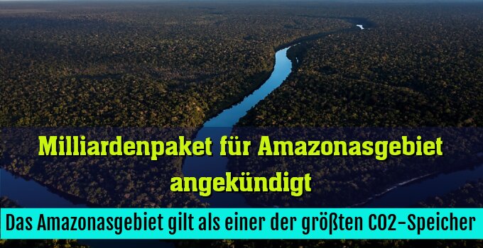 Das Amazonasgebiet gilt als einer der größten CO2-Speicher