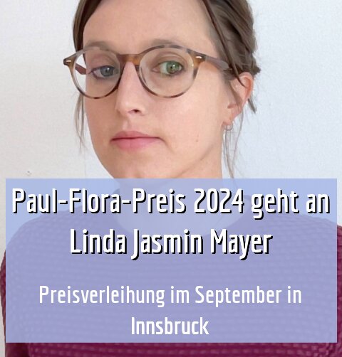 Preisverleihung im September in Innsbruck