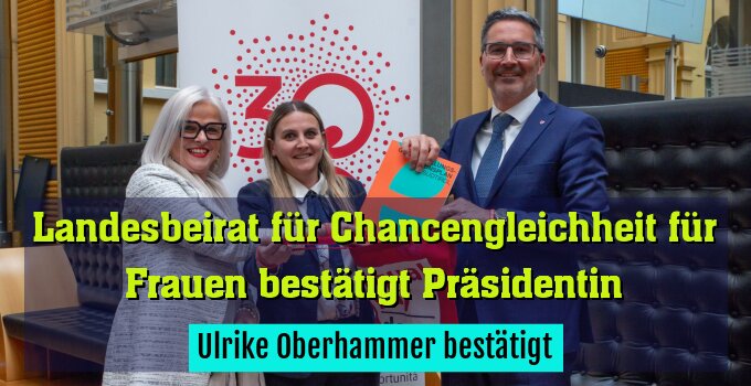 Ulrike Oberhammer bestätigt