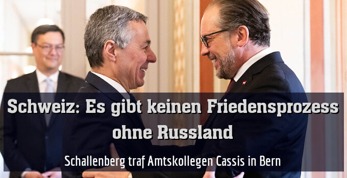 Schallenberg traf Amtskollegen Cassis in Bern