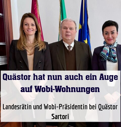 Landesrätin und Wobi-Präsidentin bei Quästor Sartori