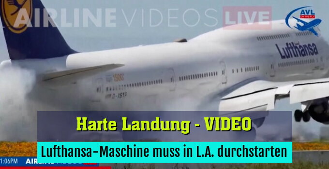 Lufthansa-Maschine muss in L.A. durchstarten