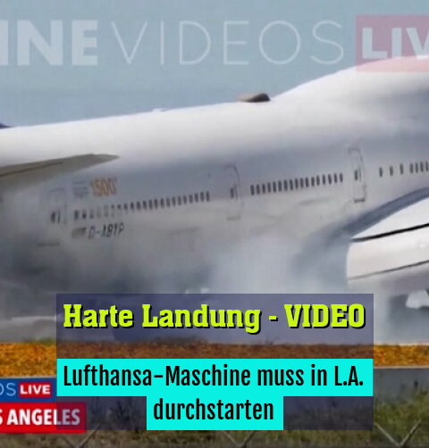 Lufthansa-Maschine muss in L.A. durchstarten