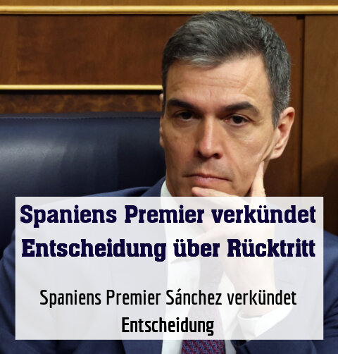 Spaniens Premier Sánchez verkündet Entscheidung