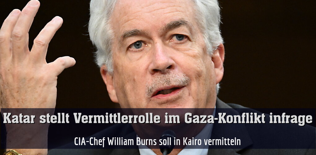 CIA-Chef William Burns soll in Kairo vermitteln