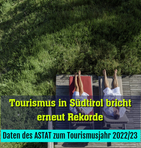 Daten des ASTAT zum Tourismusjahr 2022/23