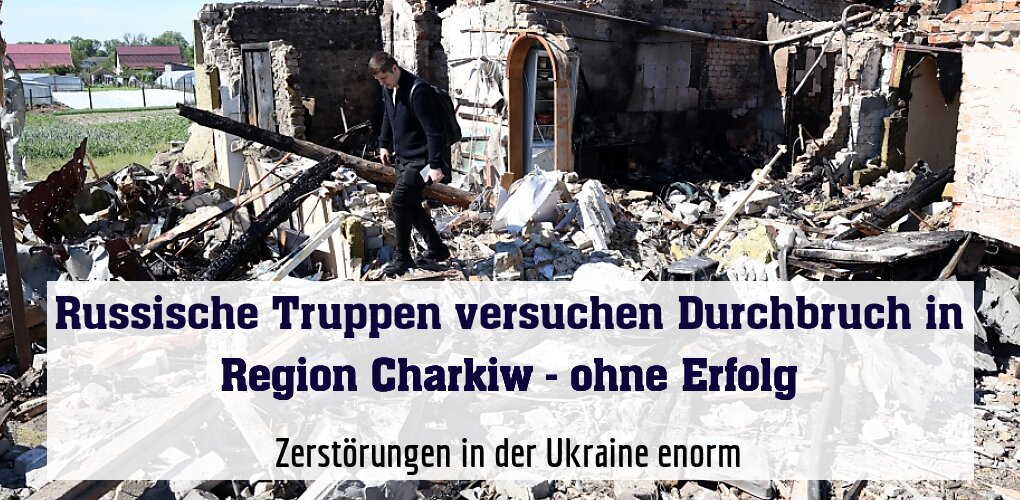 Zerstörungen in der Ukraine enorm