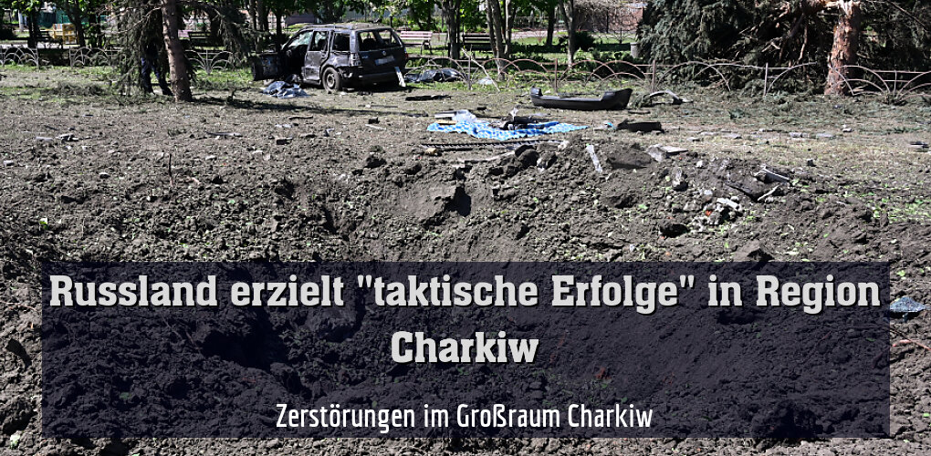 Zerstörungen im Großraum Charkiw