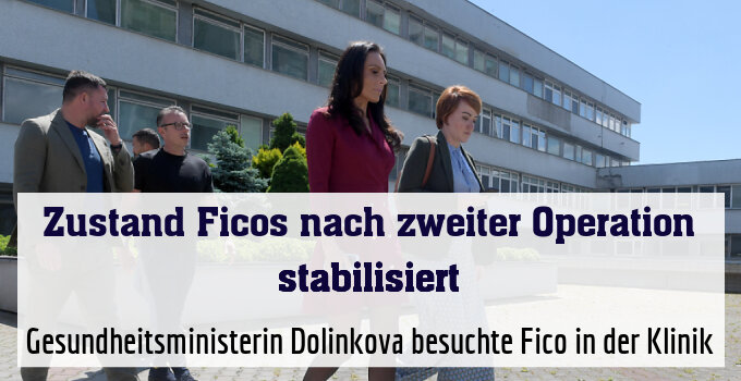 Gesundheitsministerin Dolinkova besuchte Fico in der Klinik