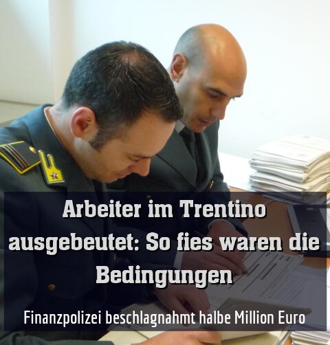 Finanzpolizei beschlagnahmt halbe Million Euro