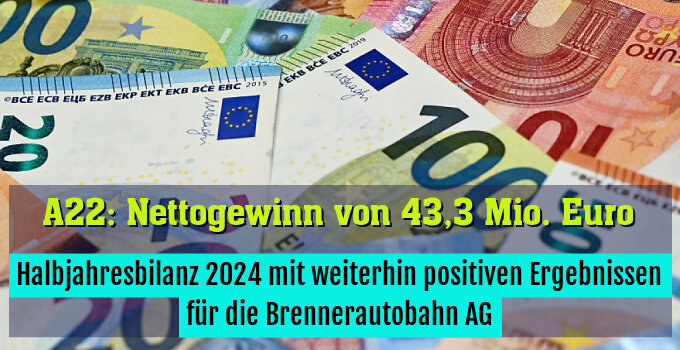 Halbjahresbilanz 2024 mit weiterhin positiven Ergebnissen für die Brennerautobahn AG