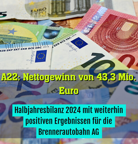 Halbjahresbilanz 2024 mit weiterhin positiven Ergebnissen für die Brennerautobahn AG