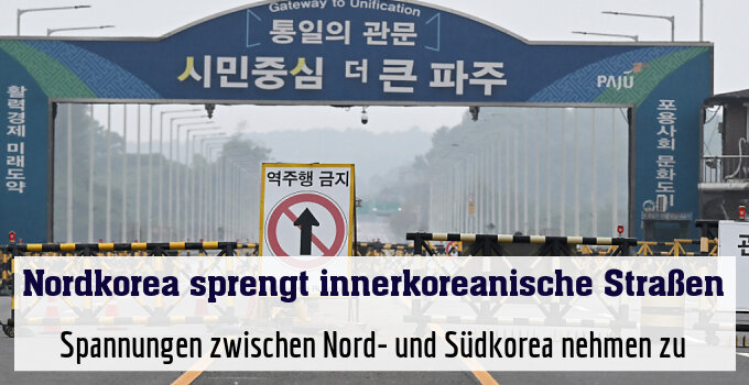 Spannungen zwischen Nord- und Südkorea nehmen zu