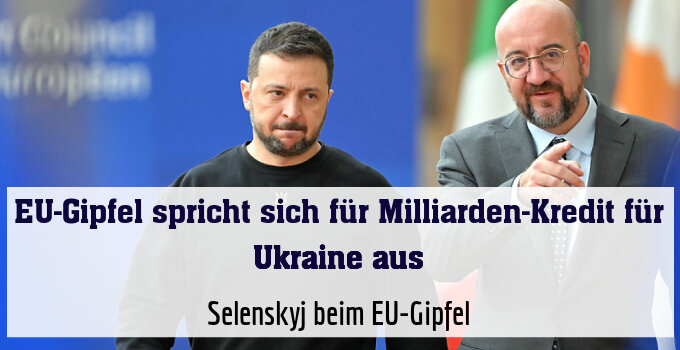 Selenskyj beim EU-Gipfel