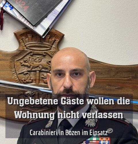 Carabinieri in Bozen im Einsatz