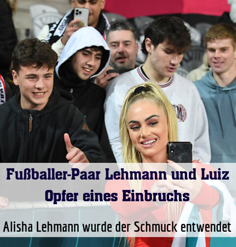 Alisha Lehmann wurde der Schmuck entwendet