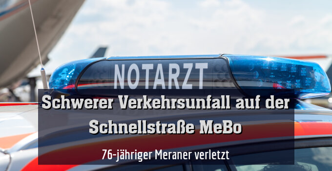 76-jähriger Meraner verletzt