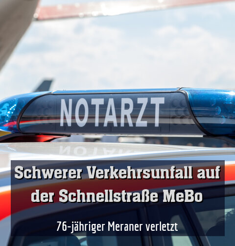 76-jähriger Meraner verletzt