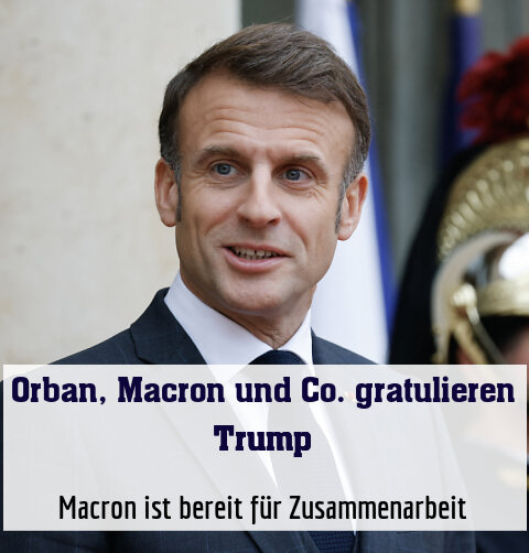 Macron ist bereit für Zusammenarbeit