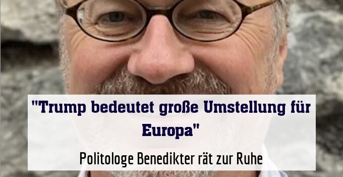 Politologe Benedikter rät zur Ruhe