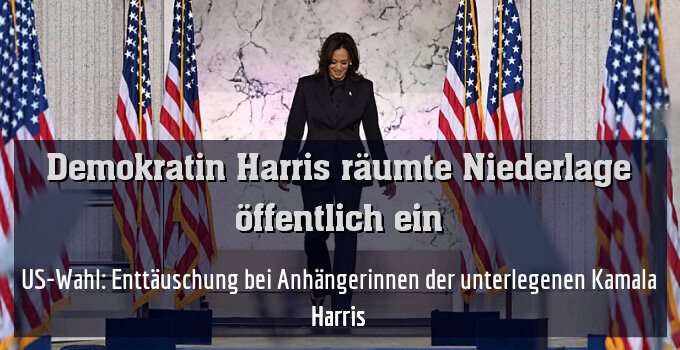 Harris bedankte sich für die Unterstützung