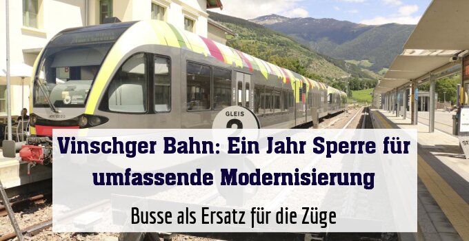 Busse als Ersatz für die Züge