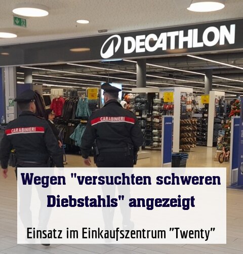 Einsatz im Einkaufszentrum "Twenty"