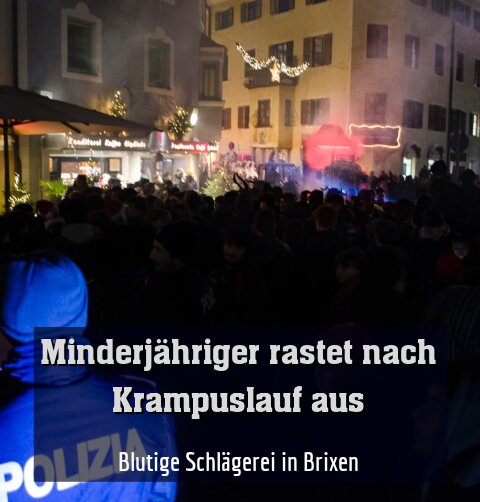 Blutige Schlägerei in Brixen