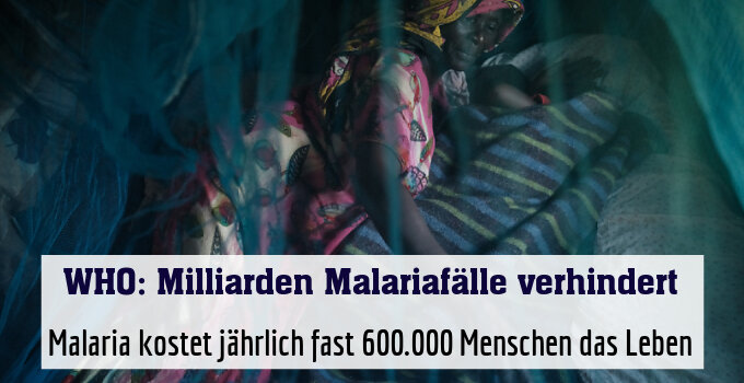 Malaria kostet jährlich fast 600.000 Menschen das Leben