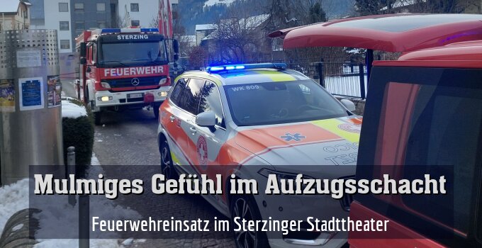 Feuerwehreinsatz im Sterzinger Stadttheater