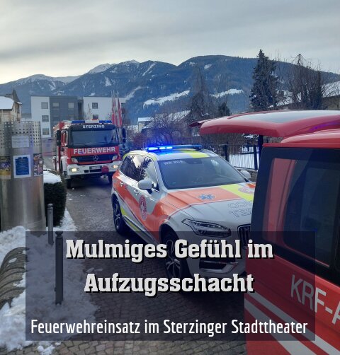 Feuerwehreinsatz im Sterzinger Stadttheater