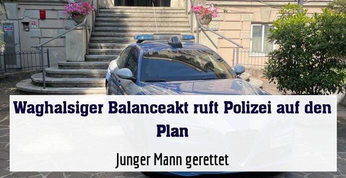 Junger Mann gerettet