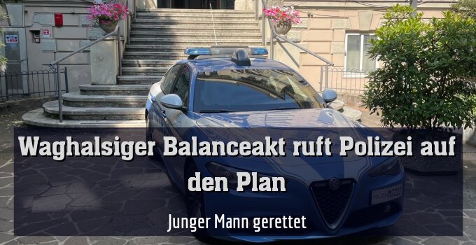 Junger Mann gerettet