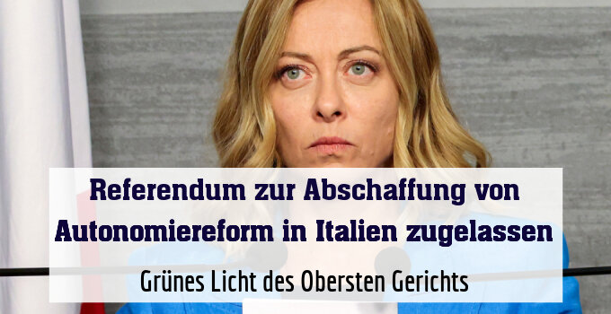 Grünes Licht des Obersten Gerichts