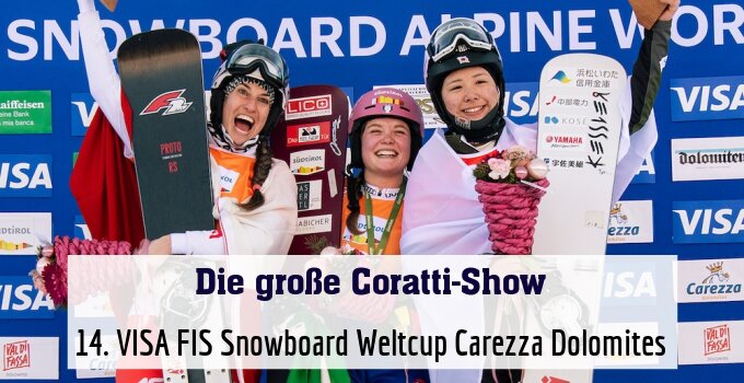 14. VISA FIS Snowboard Weltcup Carezza Dolomites