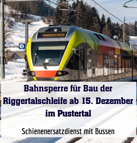 Schienenersatzdienst mit Bussen