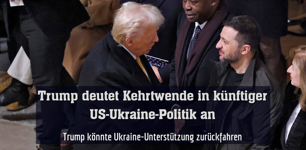 Trump könnte Ukraine-Unterstützung zurückfahren