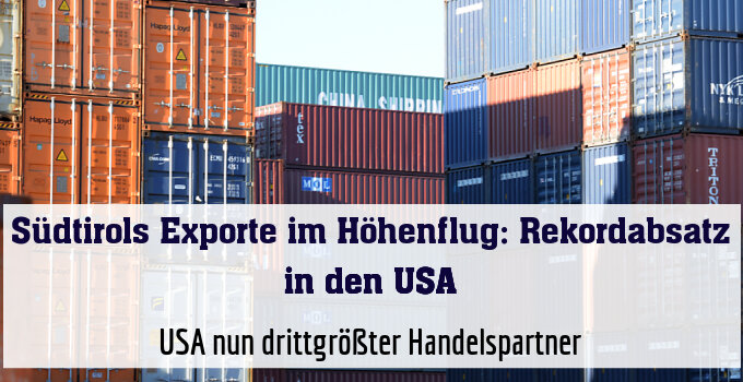 USA nun drittgrößter Handelspartner