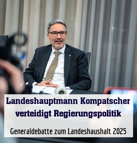 Generaldebatte zum Landeshaushalt 2025