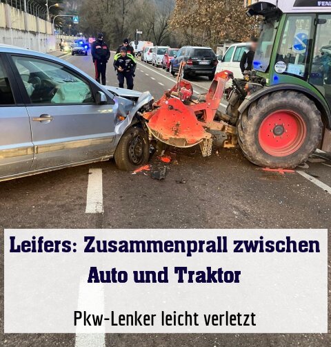 Pkw-Lenker leicht verletzt