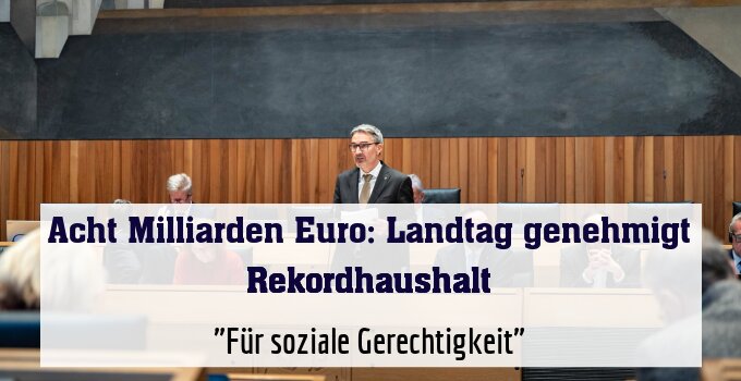 "Investitionen für soziale Gerechtigkeit und nachhaltige Entwicklung"