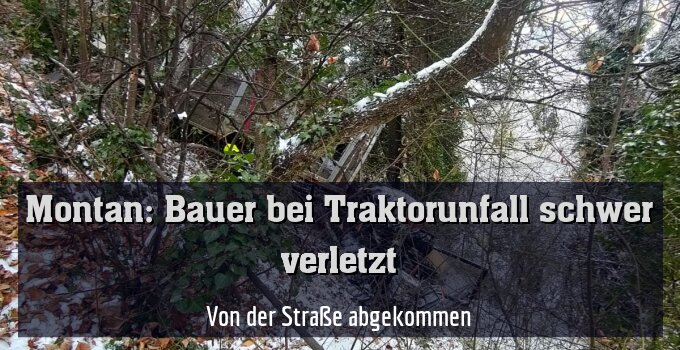 Von der Straße abgekommen